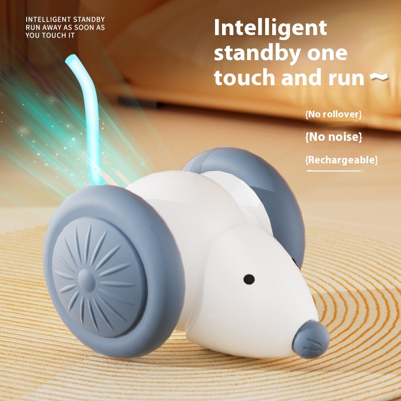 Pet Toys Interactive Cat Toy Electric Mouse Car - Automatic Teaser With Intelligent Obstacle Avoidance Pet Products - Image 32