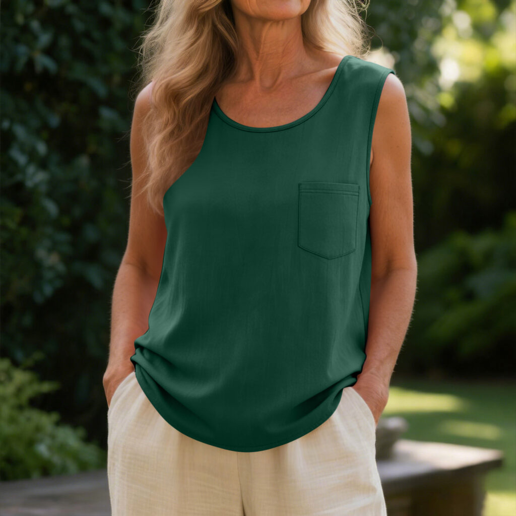 Women's Casual Loose Fashion Cotton And Linen Vest