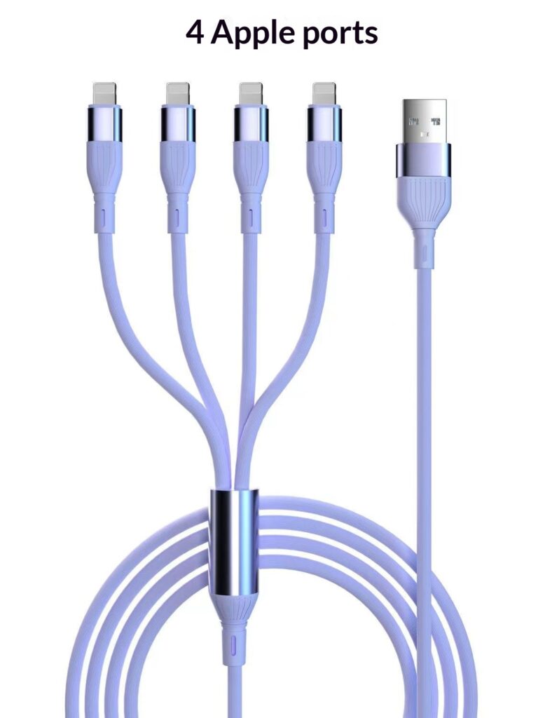 One-for-Four Fast-Charging Data Cable