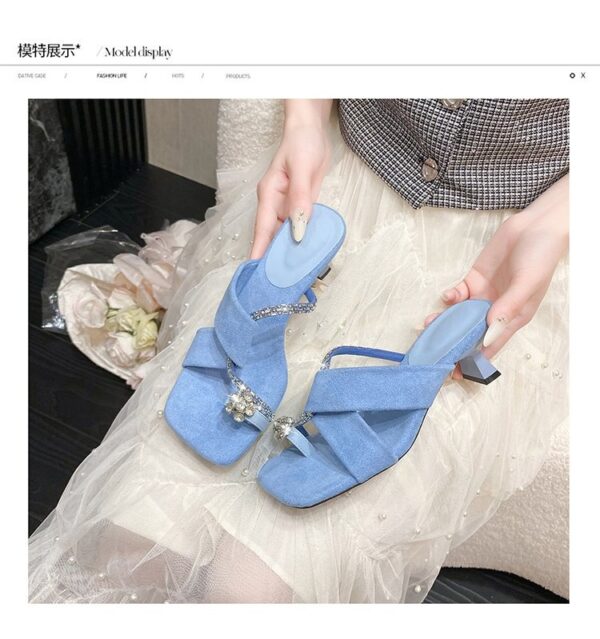 Women's Minimalist Pointed Toe Mules, Comfortable Hidden Heel Slip-On Sandals, Premium PU Leather Daily Commute Shoes, Non-Slip Outsole, Summer Casual Footwear - Image 4