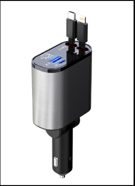 Metal Car Charger 100W Super Fast Charging Car Cigarette Lighter USB And TYPE-C Adapter - Image 19