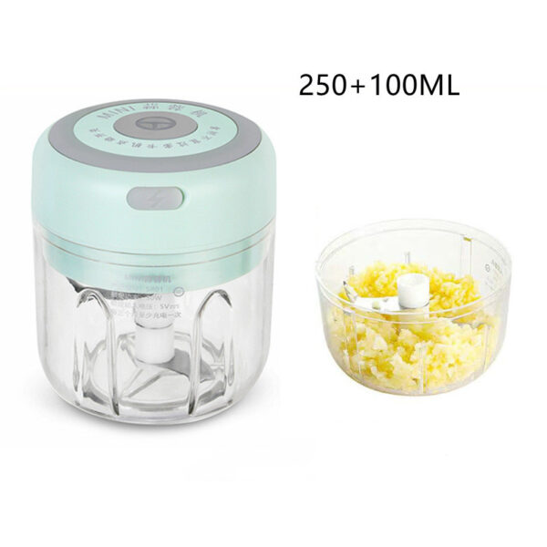 Mini Electric Garlic Chopper USB Charging Ginger Masher Machine Sturdy Durable Chili Vegetable Crusher Kitchen Tool - Image 12
