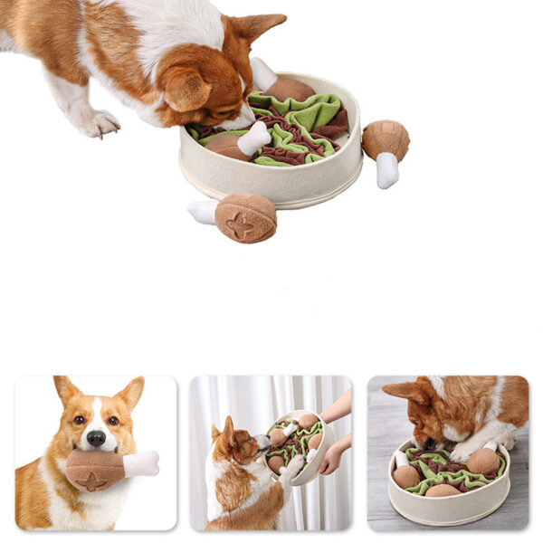 Dog Relieving Chicken Leg Bucket Sniff Toys - Image 7