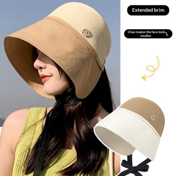 Sunshade Dome Wide-brimmed Face-covering Bucket Hat - Image 2