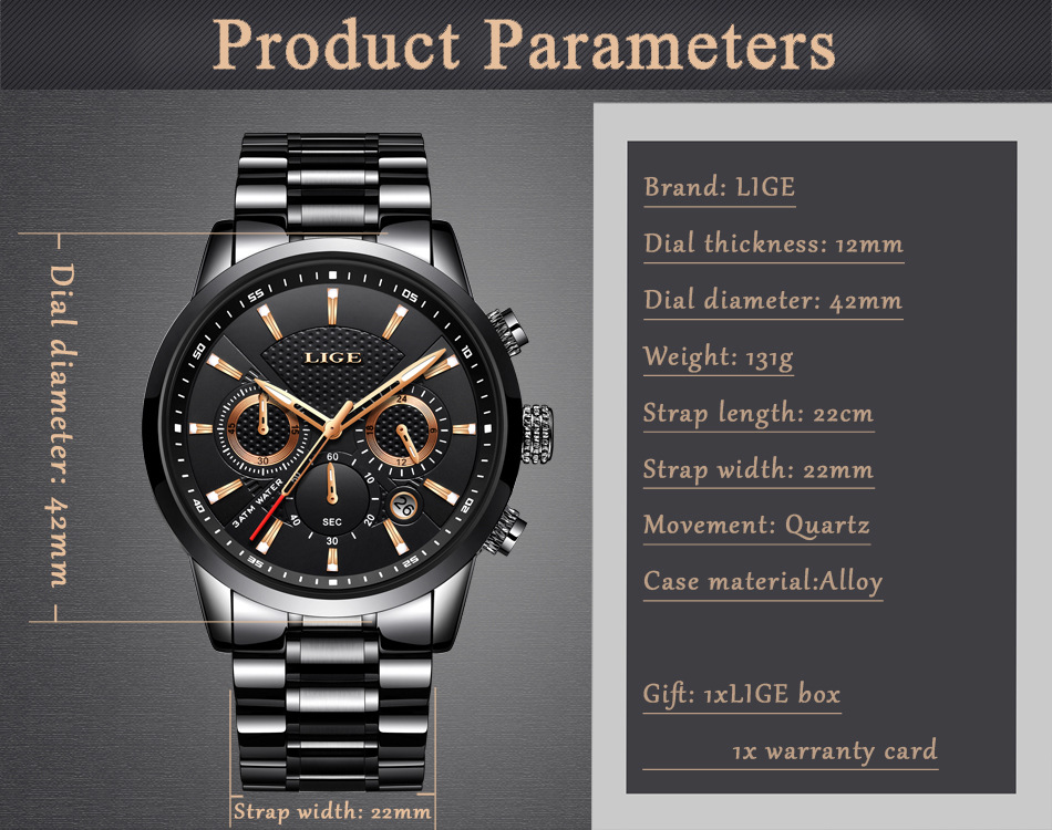 Men Fashion Sport Quartz Clock Mens Watches - Image 9