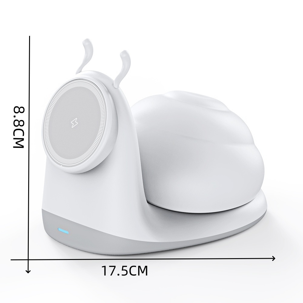 Snail Night Light Magnetic Wireless Charger - Image 13