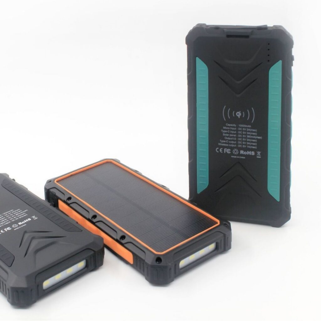 Waterproof Solar-Powered Wireless Power Bank