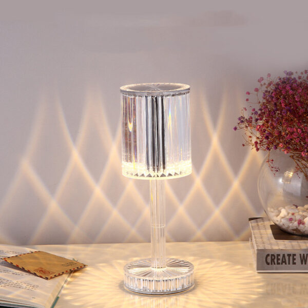 New Crystal Table Lamp Hotel Decoration Diamond Romantic Warm Led For Home Decor Romantic Gift Night Light - Image 6