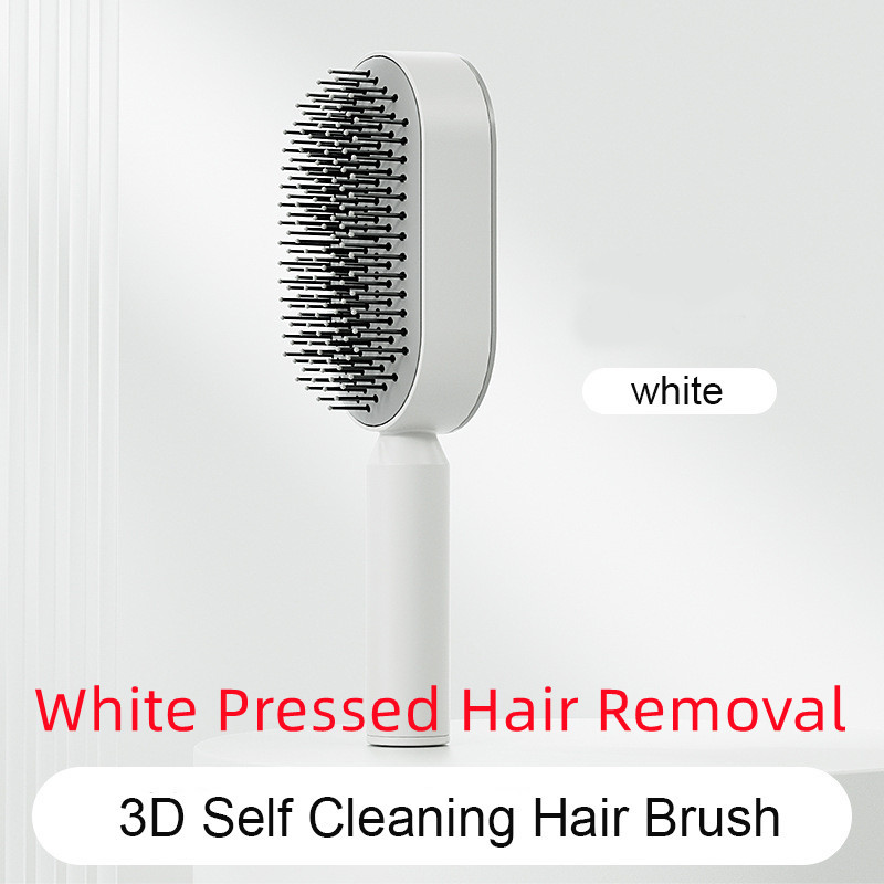 Self Cleaning Hair Brush For Women One-key Cleaning Hair Loss Airbag Massage Scalp Comb Anti-Static Hairbrush - Image 77