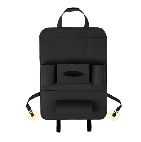 Auto Car Backseat Organizer Car-Styling Holder Multi-Pocket Seat Wool Felt Storage Multifunction Vehicle Accessories Bag - Image 17