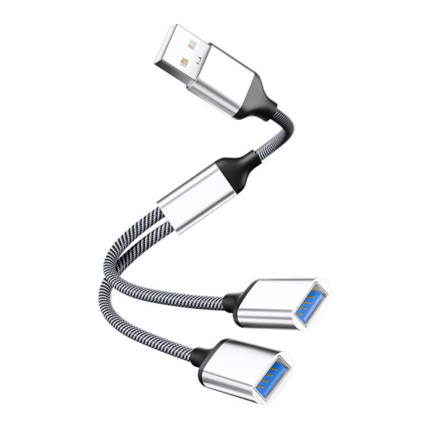 1-to-2 Hub Laptop Docking Station Adapter - Image 2