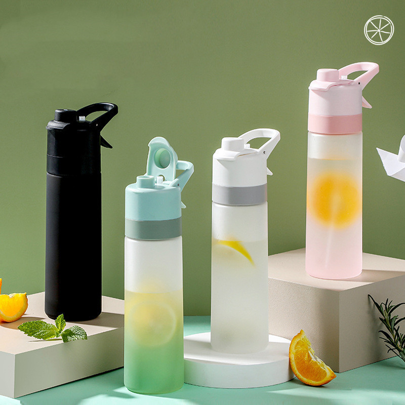 Spray Water Bottle For Girls Outdoor Sport Fitness Water Cup Large Capacity Spray Bottle Drinkware Travel Bottles Kitchen Gadgets - Image 11