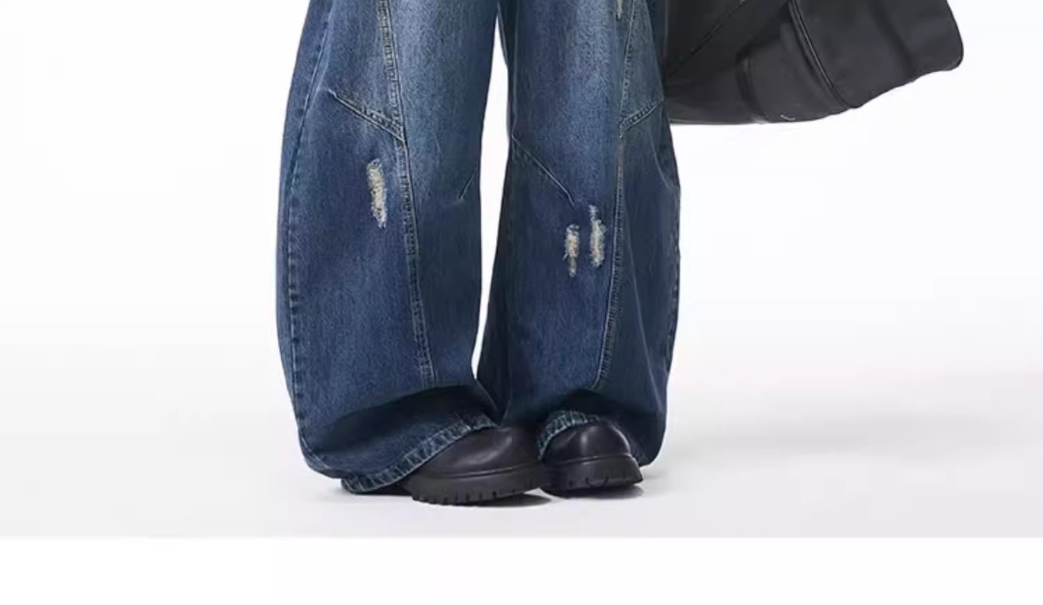 American-style Silhouette Bootcut Jeans For Women And Men - Image 17