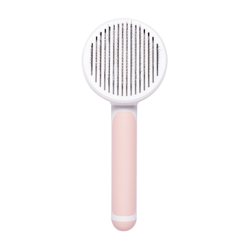 New Pet Cat Brush Hot Selling Hand-held Steel Wire Self-cleaning Comb Looper For Hair Removal - Image 45