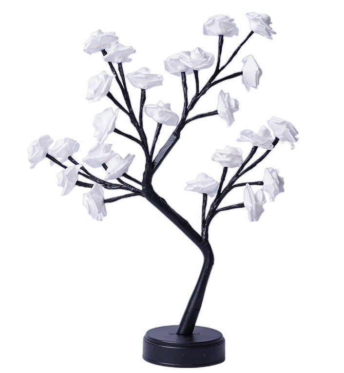 Table Lamp Flower Tree Rose Lamps Fairy Desk Night Lights USB Operated Gifts For Wedding Valentine Christmas Decoration - Image 10