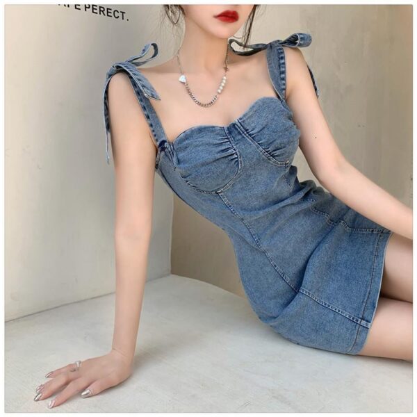 Hong Kong-style Retro Sexy Tube Top Slip Dress - Image 7