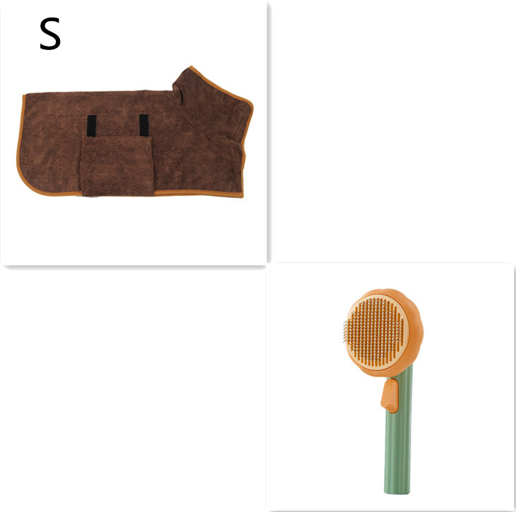 New Pet Cat Brush Hot Selling Hand-held Steel Wire Self-cleaning Comb Looper For Hair Removal - Image 29