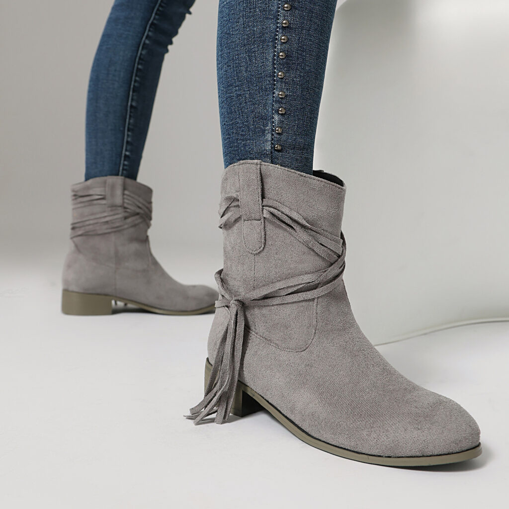 Tassel Women's Casual Ankle Boots