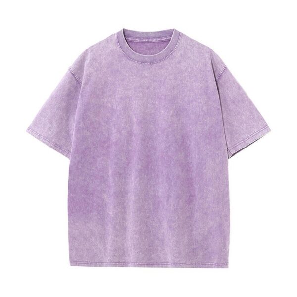 American-style Stir-fried Snowflake Batik Crewneck Short Sleeves - Image 3