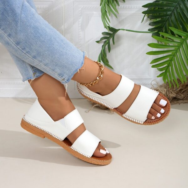 New Fairy-style Flat Soft Soled Sandals - Image 4