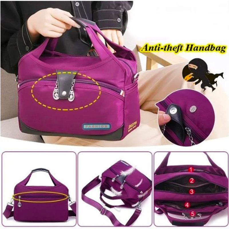 Crossbody Bags Women Fashion Anti-Theft Handbags Shoulder Bag - Image 1