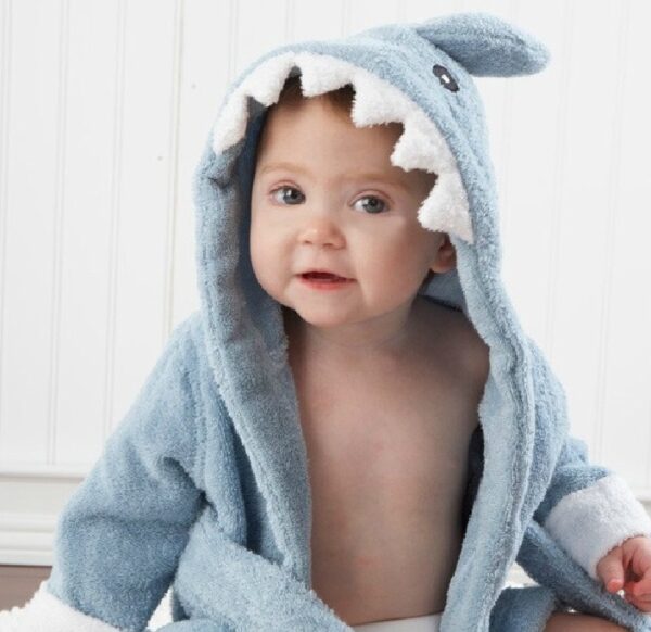 Cartoon Cute Animal Modeling Baby Bath Towels Baby Bathrobes Cotton Children's Bathrobes Baby Hooded - Image 18