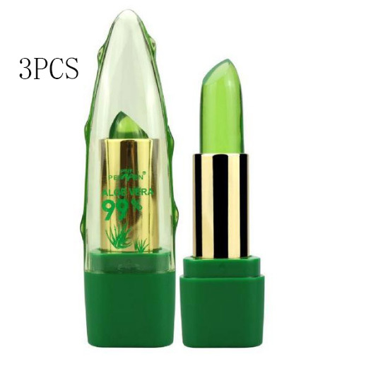 Aloe Vera Gel Color Changing Lipstick Gloss  Moisturizer Anti-drying Desalination Fine-grain Lip Blam Care - Image 15