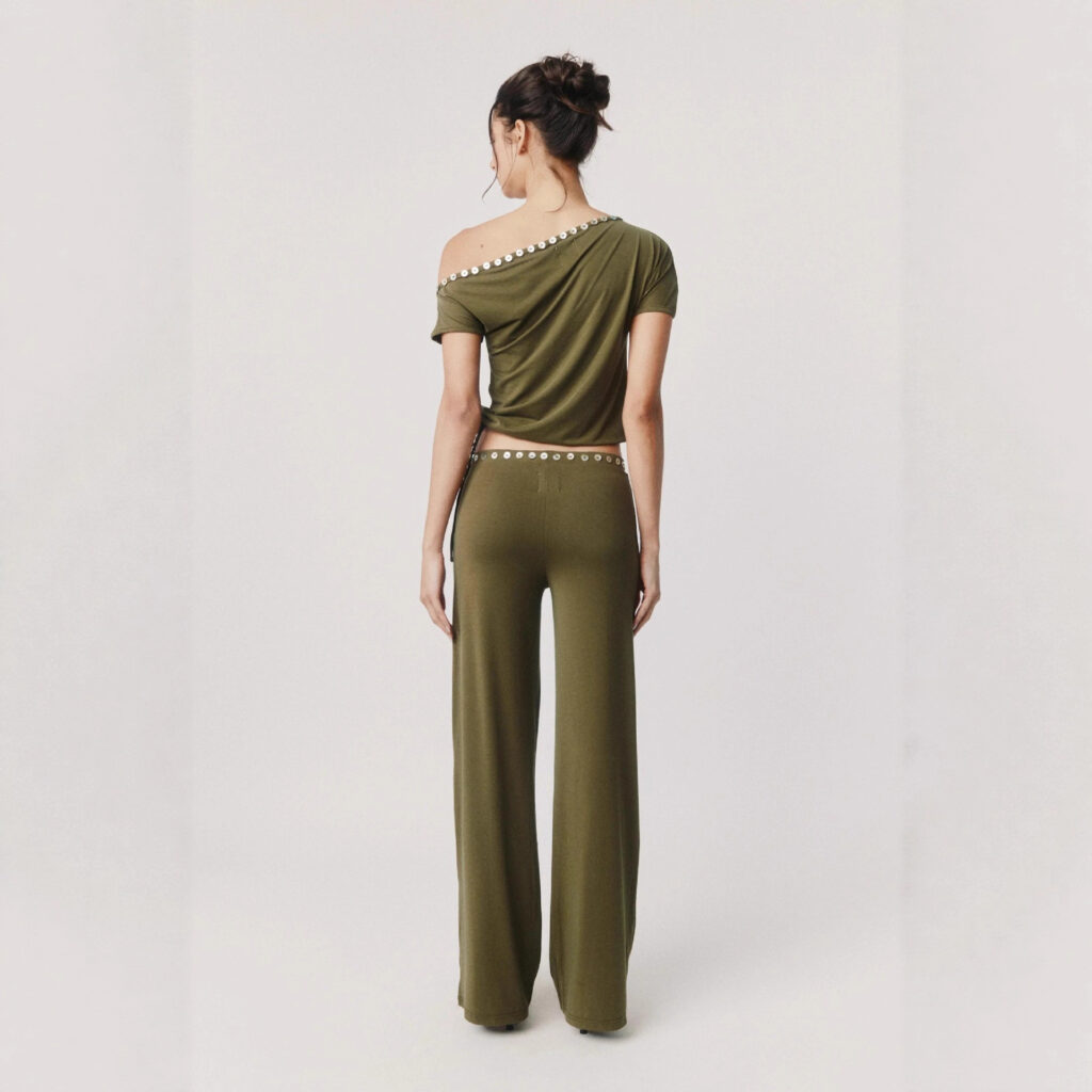 Women's Fashionable Winter Solid-Colored Casual Set