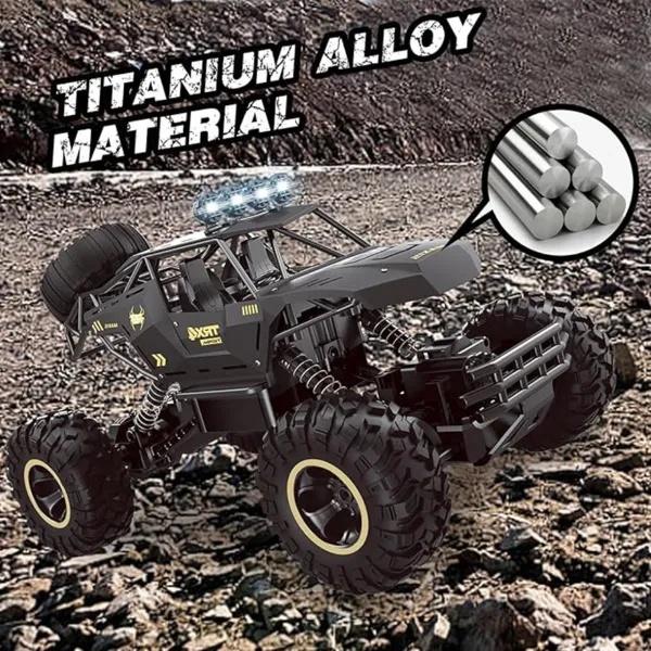 2026 2 Batteries 1-12 Rock Crawler Rechargeable Off Road Truck 4WD , Metal Shell LED Headlights RC Remote Control Off Road Car Truck,Logistics Is Randomly Sent By UPS&USPS&UNI&GOFO - Image 6
