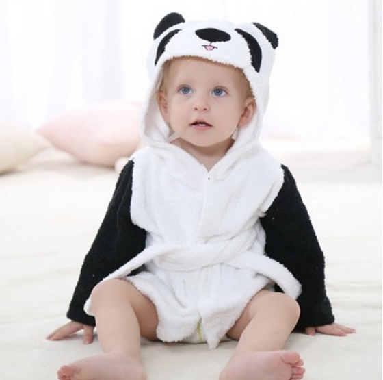 Cartoon Cute Animal Modeling Baby Bath Towels Baby Bathrobes Cotton Children's Bathrobes Baby Hooded - Image 17