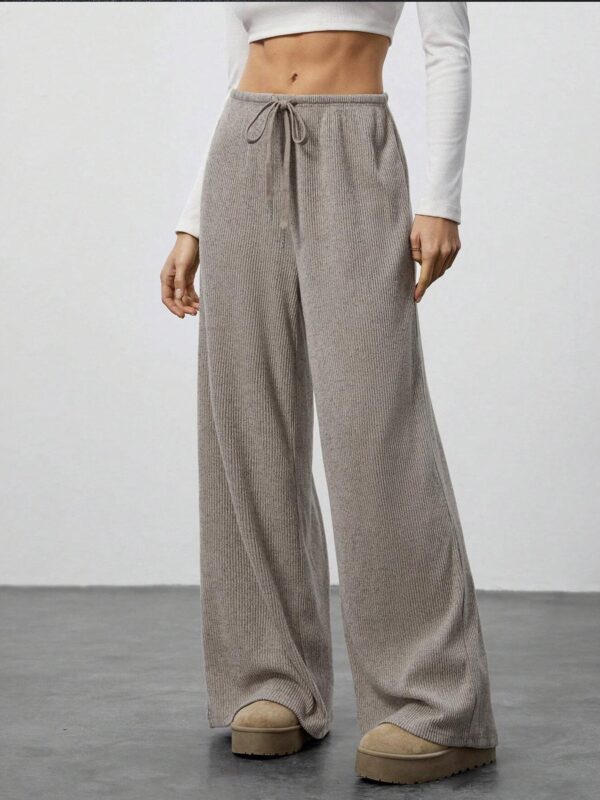 Women's Solid-color Casual Straight-leg Pants - Image 12