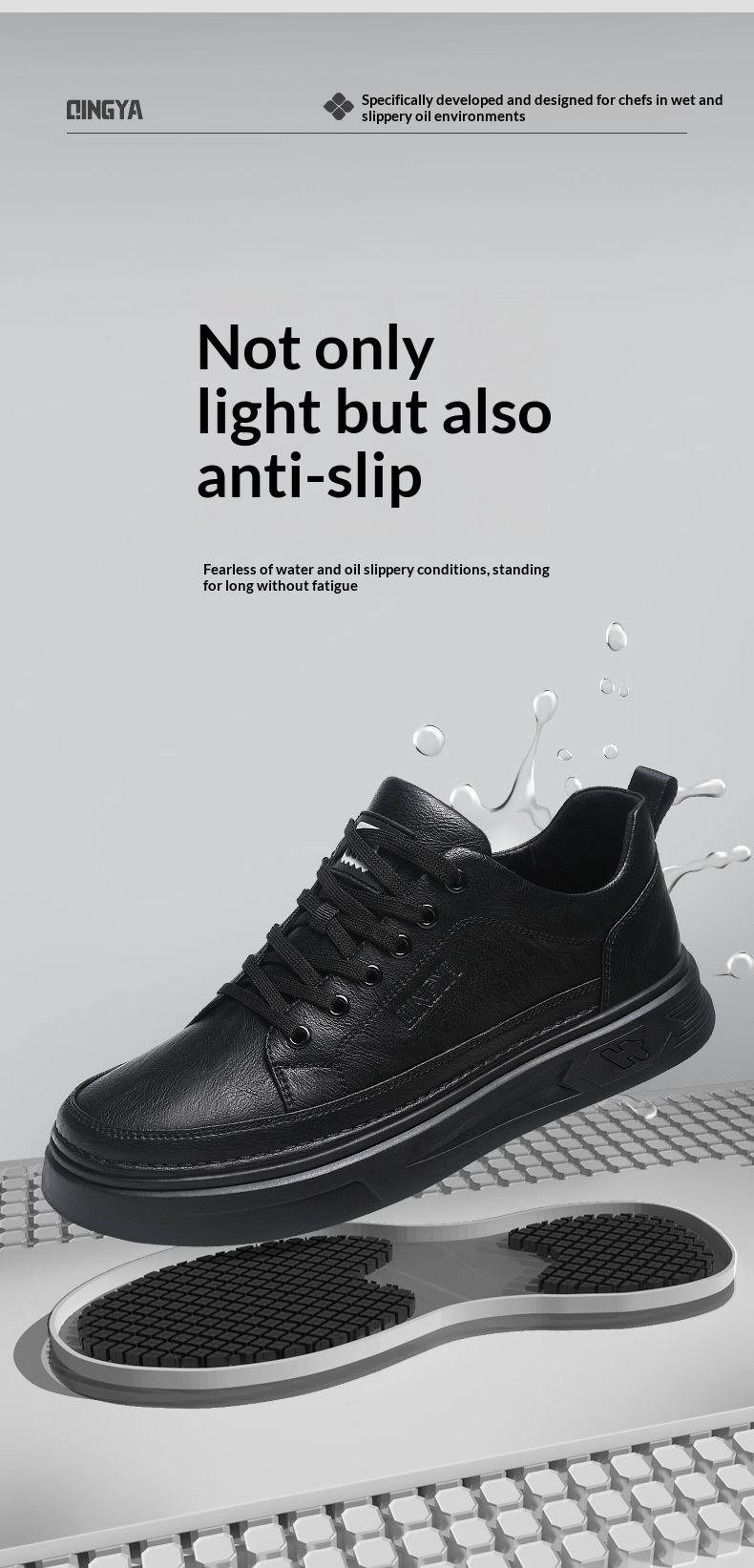 Spring Non-Slip, Oil-Resistant, Comfortable Chef Work Shoes - Image 18