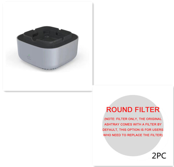 Smoke Removal Air Purification Ashtray Anion Purification Practical Automatic Purifier Ashtray Portable Gadgets For Car Ashtray - Image 21