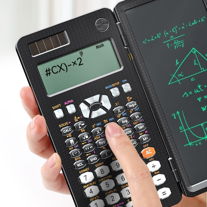 2 In 1 Foldable Scientific Calculators Handwriting Tablet Learning Function Calculator  Foldable Desk Scientific Calculators - Image 33