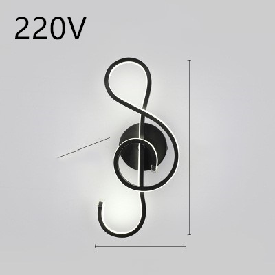 led wall lamp nordic minimalist bedroom bedside lamp - Image 27