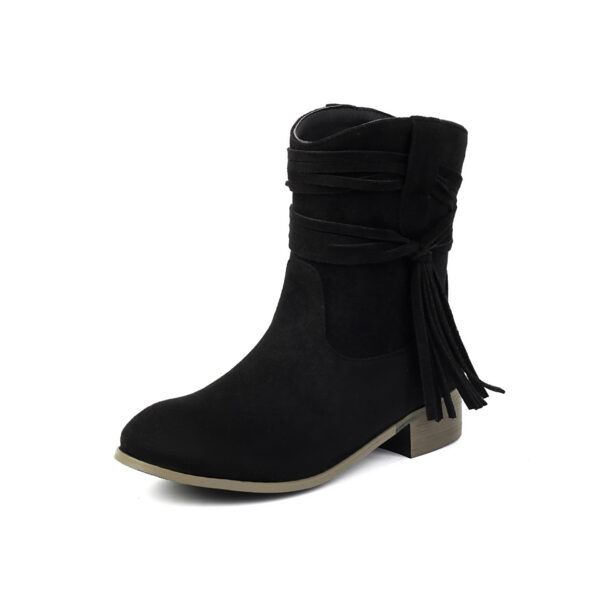 Tassel Women's Casual Ankle Boots - Image 51