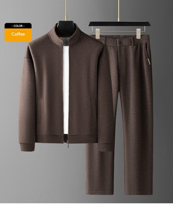 Men's Fashion Casual Stand-Collar Sweatshirt Sports Suit - Image 14