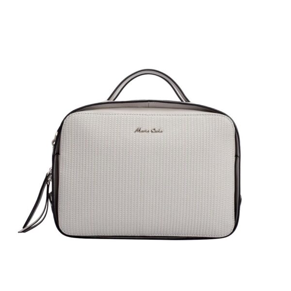 Maria Carla Woman's Fashion Luxury Leather Handbag, Smooth Leather Bag - Image 5