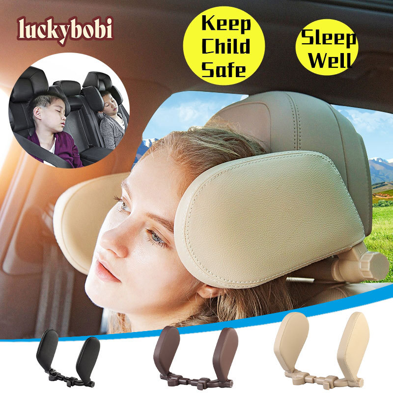 Car Seat Headrest Pillow Travel Rest Neck Pillow Support Solution For Kids Pillow And Adults Auto Seat Head Cushion Car Pillow - Image 1