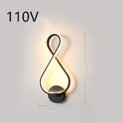 led wall lamp nordic minimalist bedroom bedside lamp - Image 20