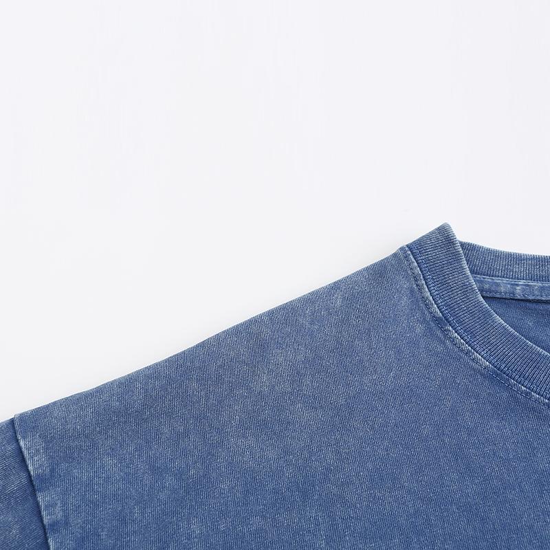 American-style Stir-fried Snowflake Batik Crewneck Short Sleeves - Image 18