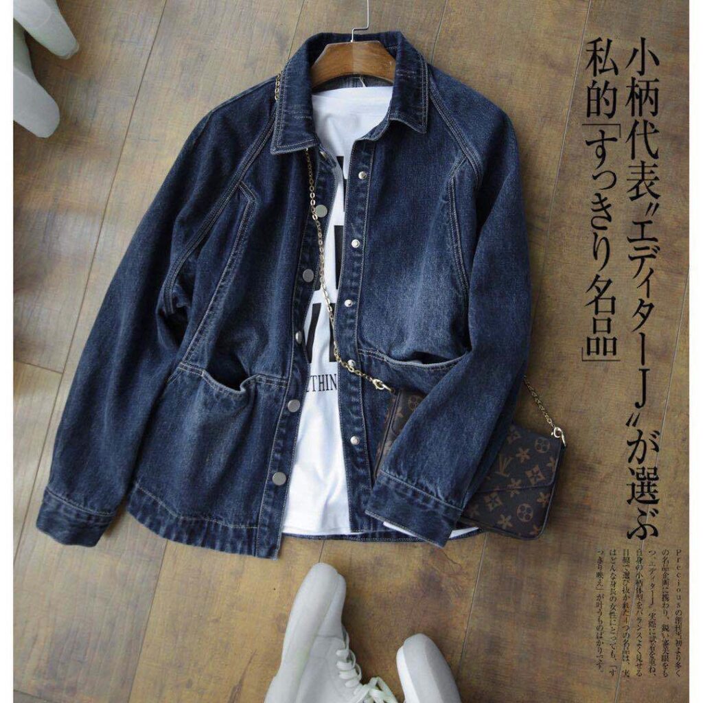 Slimming Baseball Jacket For Women Preppy Style