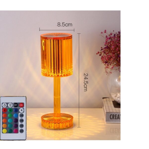 New Crystal Table Lamp Hotel Decoration Diamond Romantic Warm Led For Home Decor Romantic Gift Night Light - Image 16