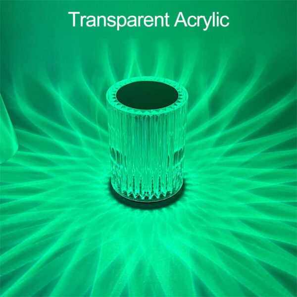 Crystal Lamp Table Lamp Atmosphere Creative Line Small Night Lamp Led Lights - Image 17