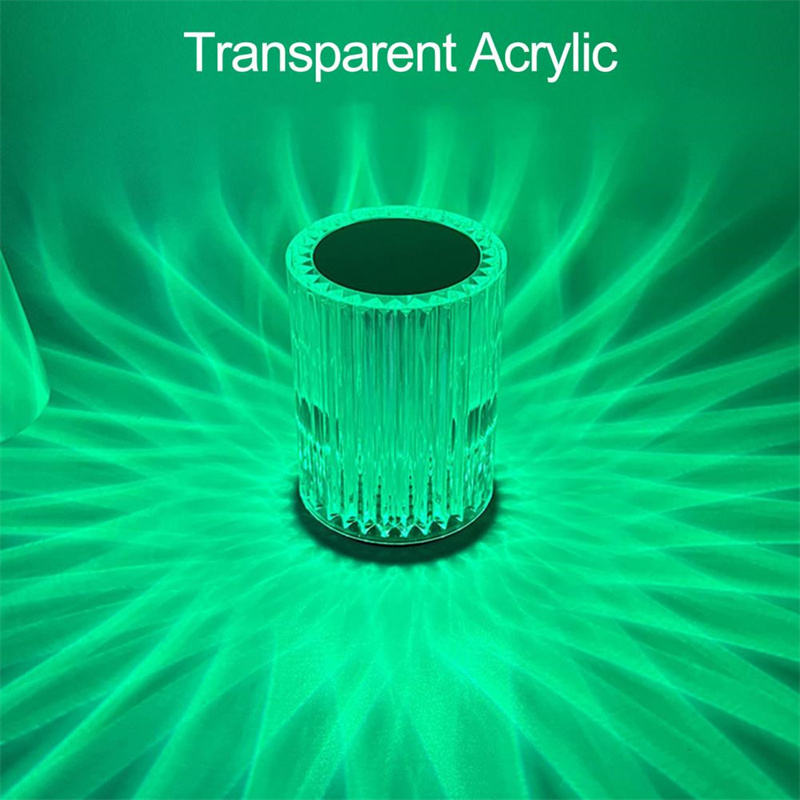 Crystal Lamp Table Lamp Atmosphere Creative Line Small Night Lamp Led Lights - Image 17