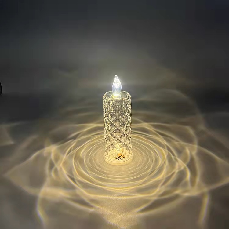 Rose Pattern Refraction Led Electronic Candle Light - Image 6