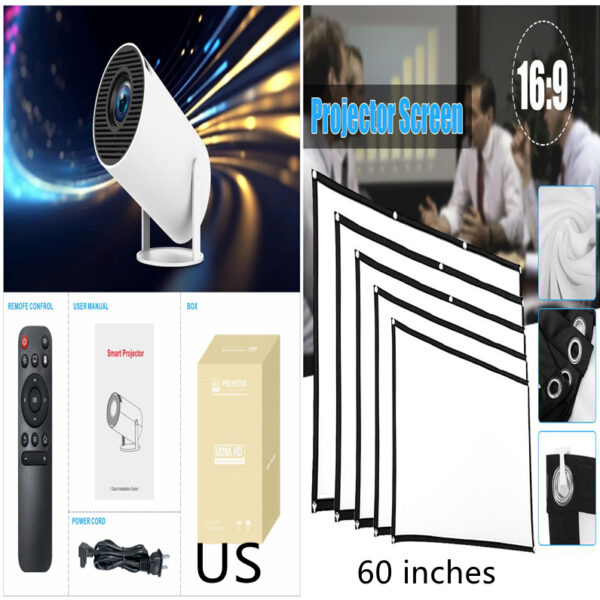 HY300 Pro Projector Home Theater Entertainment Portable Small Projector - Image 34