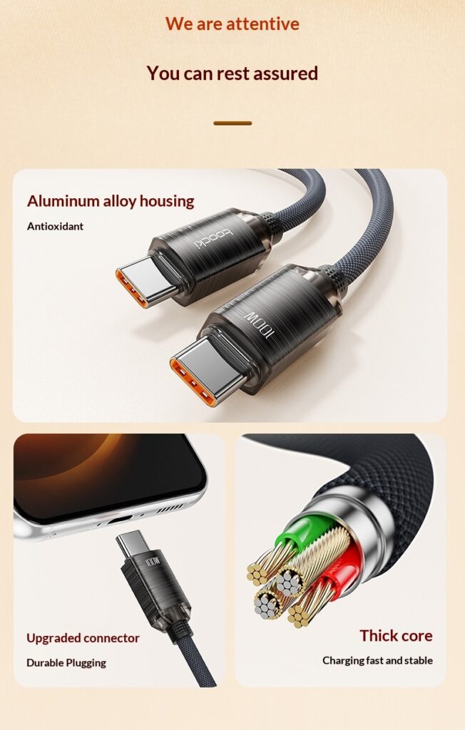 Transparent Fast-charging Data Cable