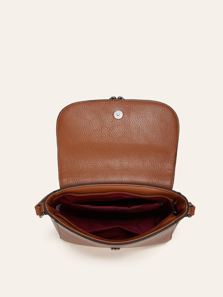 European And American-style Fashionable Flip-top Saddle Bag With Tassels