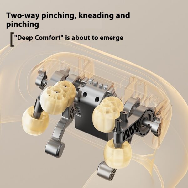 Free Hands Rubbing Clip Massage Shoulder And Neck Waist Back Electric Massager - Image 4